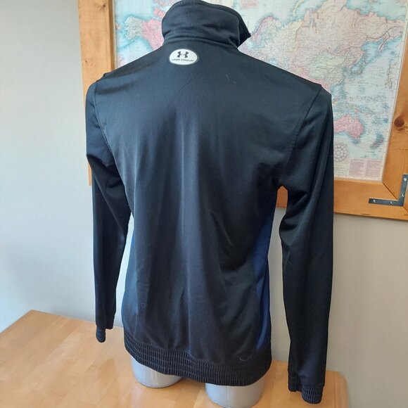Under Armour Full Zip jacket with elastic waist and cuffs Navy/Black Men… - Picture 7 of 13